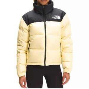 Size 2X The North Face Women's Nuptse Jacket 1996 Retro 700 Down Pale Banana NWT